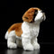 ZHONGXIN MADE Simulation Saint Bernard Dog Plush Toy - Realistic 12" Standing Soft Saint