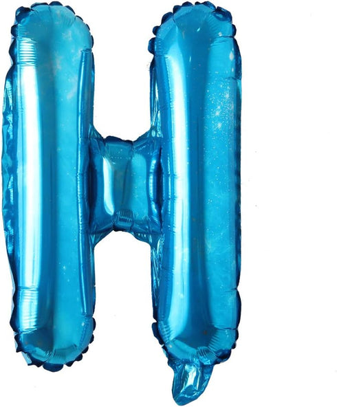 Happy Birthday Balloons, Aluminum Foil Banner Balloons for Birthday Party Decorations (Starry Blue)