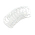 10 Clean Food Grade Transparent Silicone Adapter Rings for Button Style Maam Dummy Baby Pacifier Soother Teething