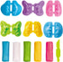 VConejo Color Dough Toys Accessories Set for Kids 2-4-8 Years, Dinosaurs World Creations Tools