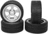 ShareGoo OD 2.55" RC 12mm Hex Plastics Wheel Rims & Rubber Tires Tyre for RC 1/10 On-Road Touring Racing Drift Car by Share Goo