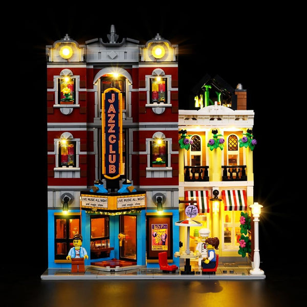 Kyglaring LED Lighting Kit for Lego Jazz Club 10312 Model Building Kit - Classic Version (No Lego Set Included)