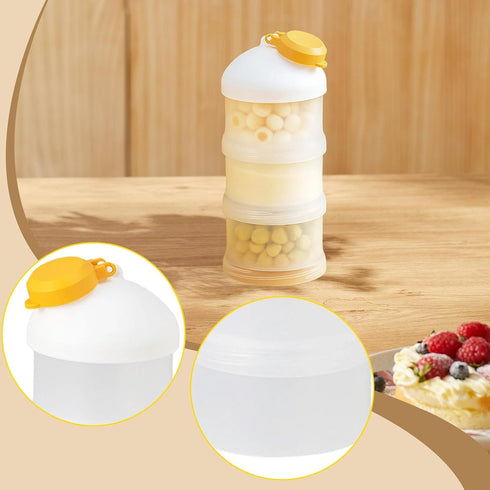 Bothyi 3 Baby Formula Dispenser,Kids Snack Storage,Leakproof,Milk Powder Container Protein Powder Container for Travel