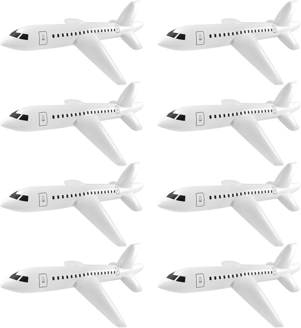 8 Pieces 40 Inch Inflatable Airplane Balloon for Indoor Outdoor Birthday Party Supplies, Swimming Pool Float (8 PCS)