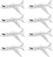 8 Pieces 40 Inch Inflatable Airplane Balloon for Indoor Outdoor Birthday Party Supplies, Swimming Pool Float (8 PCS)
