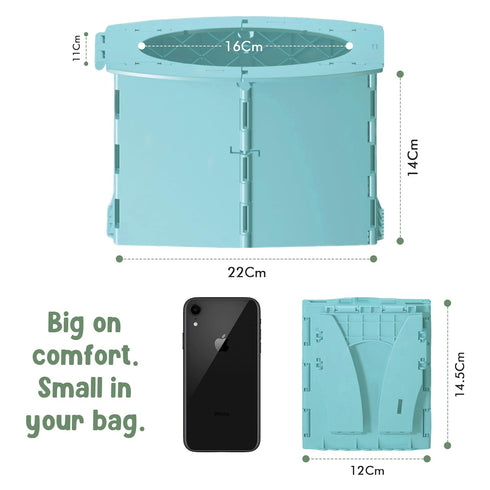 Teo Baby Products (Sailboat Teo - Portable Toddler Travel Potty Foldable, Lightweight, Leak-Proof Toilet for Kids