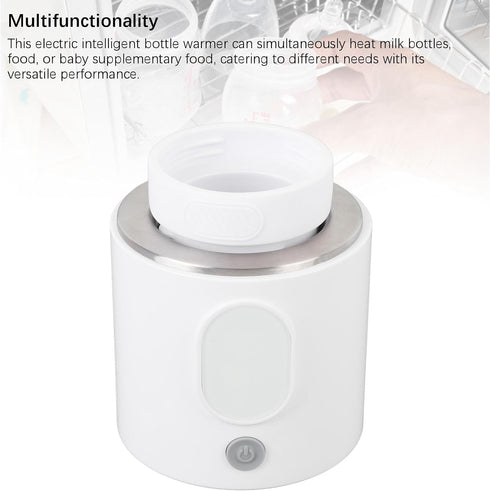 Cordless Electric Milk Heater - Fast Heating Bottle Warmer for Home & Travel