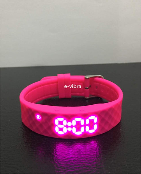 e-vibra 15 Potty Training Watch - Rechargeable Silent Vibrating Watch - Medical Reminder Wristband - with Timer