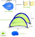 Poray Soccer Goal for Kids, Easy-up Set of Two Portable 4FT Soccer Nets with 8 Field Marker Cones and Extra Stakes