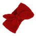 Utaly Winter Cute Kids Baby Girls Knit Rabbit Knotted Headband Earwarmer (Beige + Red, Stretchy)