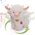Crazy Dancing Singing Funny Highland Cow Stuffed Animals, Interactive Scottish Highlander Cattle Musical Valentines Day