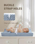 2 Pack(Blue Babebay Changing Pad Cover, Ultra Soft Minky Dots Plush Changing Table Covers for Baby Boys and Girls