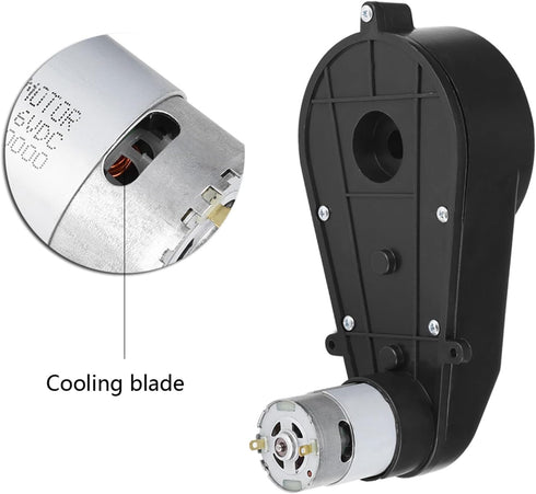 24V Kids Ride On Car Gearbox - 40000RPM Motor 2Pcs Electric Motor Gearbox for High Speed Toys