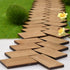 240pcs 1:12 1/6 (240pcs iLAND Miniature Dollhouse Accessories, Varnished Dollhouse Flooring on Scale with Natural