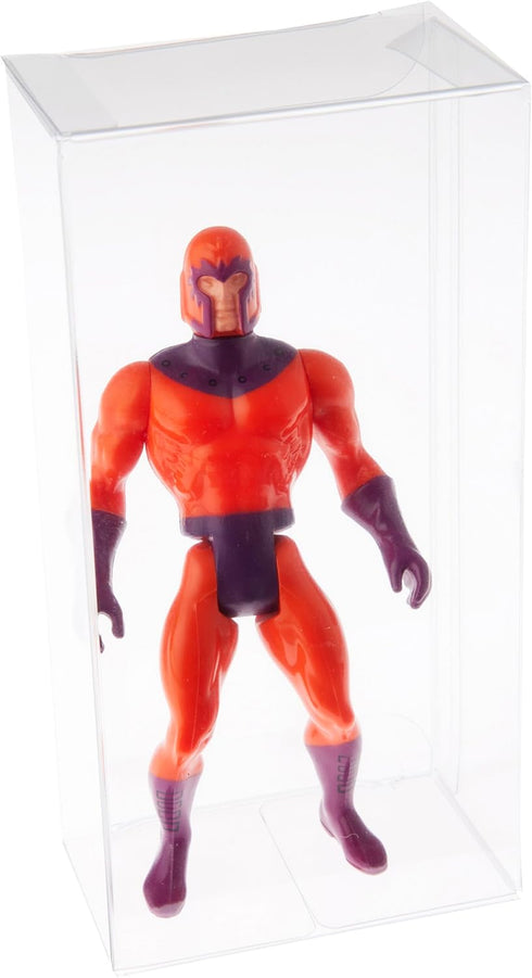 Plymor Clear Folding Action Figure Storage / Display Protector Box - 2.75" W x 1.75" D x 5.5" H, fits 4.25" - 5"