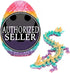 bgezxuy 3D 3D (12pcs-withoutkeychain) Mini Printed Dragon Eggs with Dragon Inside, Articulated Crystal Dragons Printed