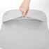 TILLYOU Baby Bassinet Sheets, Cotton 2 Pack, 31.5"x18" Breathable Mattress Protector, Gray