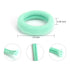 BAOLI 200PCS Cotton Baby Hair Ties, Mini Seamless Toddler Hair Bands, Soft Ponytail Holders for Kids, 5 Colors