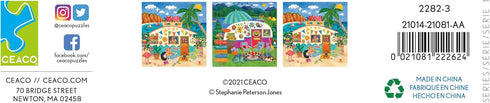 Ceaco Happy Camper Mountain Camper Oversized Jigsaw Puzzle, 300 Pieces, 19 x 19