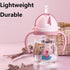 1-3 12+ 270ml/9oz (1Pack,Blue) Oberni Leakproof Sippy Cups, Double Sealing No Spill Water Bottle with Weighted Straw