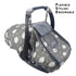 2 Carseat Cover for Baby, Baby car seat Covers for Infant car seat, Baby Carrier Cover Canopy, Window in Door Open