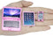 Dollhouse Miniature Accessories, 3 Pcs Computer Laptop, Tablet, Phone Simulation for 1/6 1/12 Miniatures