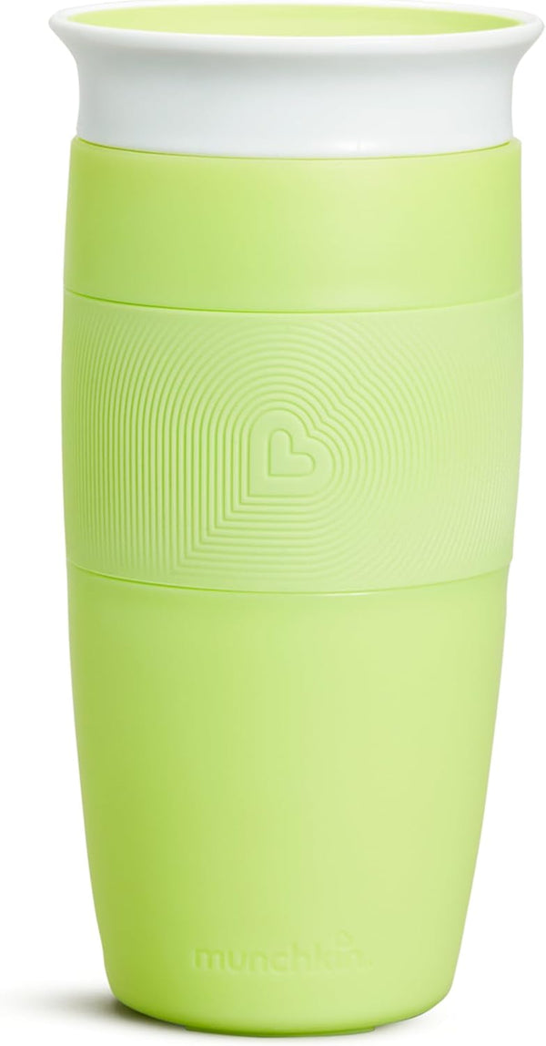 Munchkin Sippy Cup for Toddlers, Miracle 360 Cup, 14 Ounce, Green Color