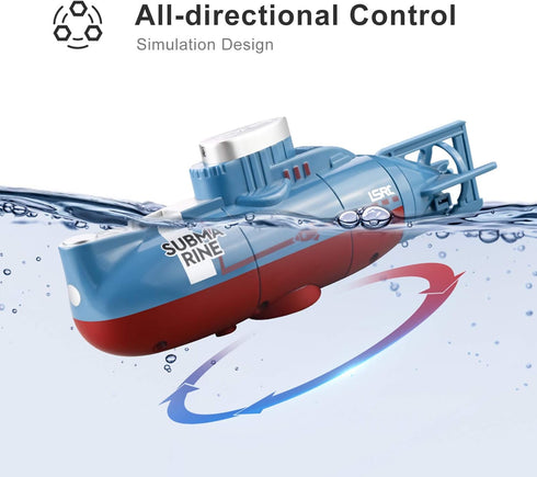GoolRC Mini Waterproof RC Submarine - Remote Control Diving Toy