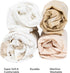 4-Pack 100% The Peanutshell Baby Organic Bassinet Sheets Boy or Girl - Ultra Soft & Rectangle Baby Sheet, Jersey