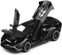 Lambo Toy Car Sian FKP3 - Die-Cast Model with Lights and Sound, Pull Back Toy Car for Boys Age 3-6, Black
