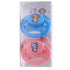 Set LittleForBig Bigshield Generation-II Big Sized Pacifier Printed - Pink Kitty and Blue Puppy