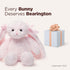 Bearington Bun Bun Plush Easter Bunny, 14 Inch Pink Stuffed Animal, for Ages 1-14