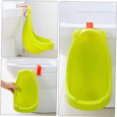 Hanging Urinal for Boys with Cartoon Design Lightweight and Easy to Clean Potty Trainer Space-saving Wall-mounted Pee