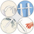 EXCEART 5Pcs Silicone Baby Teething Stick Clear Toddler Teethers Baby Chew Stick for Healthy Molar Growth