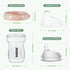 Gen.3 6M+ 6.3 oz/180 ml, haakaa Natural Glass Baby Bottle Wide Neck Anti-Colic Variable Flow Nipple - Easy to Clean