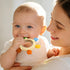 CAHILON 3-6 6-12 Teething Ring Toys Months, BPA-Free Silicone Infant Rattle Teethers for Babies Months, Baby Essentials