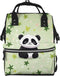 FHEDVBN cute panda star Diaper Bag Backpack for Women Multifunction Waterproof Mummy Backpacks