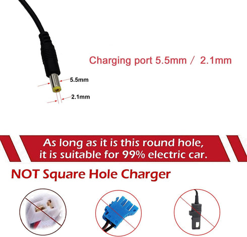 6V Charger for Kids Ride On Car Toys, Best Choice Products Wrangler SUV ATV Kid Trax Dynacraft Universal Charger (6Volt)