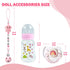 Set 3 SCOM Reborn Baby Dolls Accessories - Rainbow Transparent Magnetic Pacifiers & Removable Reusable Baby Doll