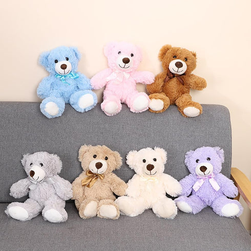 Wgxzyq 12inch Teddy Bear Stuffed Animal, Teddy Bear Plush Toy, Birthday Valentine's Day Xmas Gifts for Kids Boys Girls