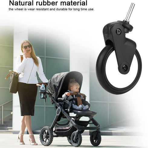 Yoyo Rubber Front Back Wheels Accessories Baby Strollers Rubber Wheels, Replacement Baby Strollers for Yoya Vovo Kids