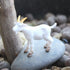 NUOBESTY Mini Goat Figurines 6pcs Simulated White Goat Animals, Tiny Farm Sheep Figures, Educational Toys, Cake Topper