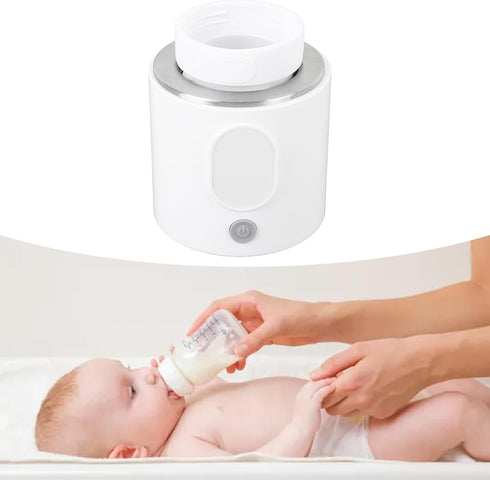 Cordless Electric Milk Heater - Fast Heating Bottle Warmer for Home & Travel
