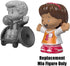 Little-People Josh and Mia Play Basketball Playset Replacement Part - FGX51 ~ Little Girl Mia Figure
