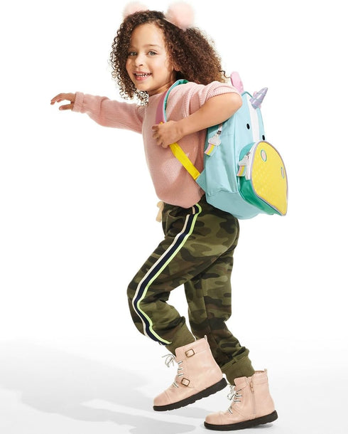 Backpack, 3-4, Skip Hop Toddler Zoo Preschool Ages Unicorn