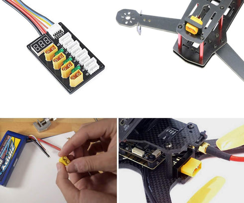 XT60 Connectors Female Male - Easy Solder Functional Wire Cover for DIY Custom Lipo Battery, 12 Each