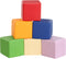 Foam Building Toys for Toddlers: 6Pcs Waterproof PU Leather Soft Foam Blocks