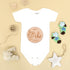 PEUTIER 6 Inch Double-Sided Gender Reveal Signs, Wooden Baby Announcement Sign Isn't She or He Round Photography Props