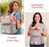 Generic Pack Backpack, 6+ 9 Breastmilk Cooler Bag with Ice Waterproof Double-Layer Insulated Breast Pump Fits Baby
