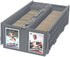 BCW Large Collectible Card Bin for up to 1600 Cards - Gray Plastic Storage Box for Trading Cards, Pokemon, MTG